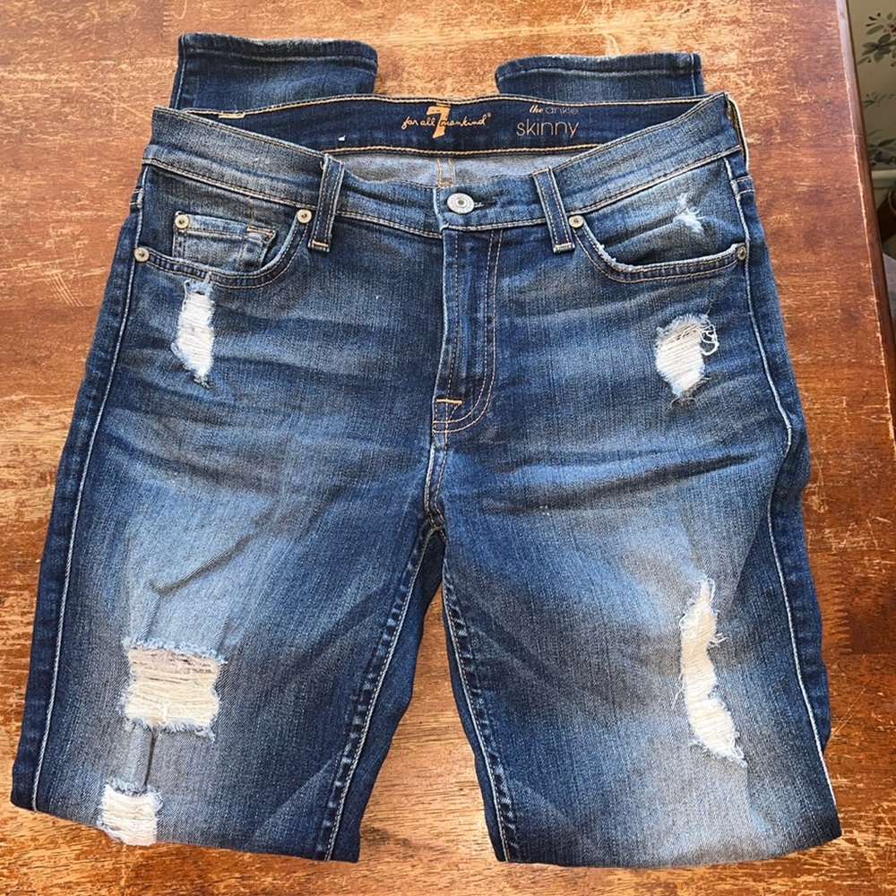 For all 7 Mankind size 28 x 28 the ankle skinny